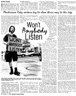 Won't Anybody Listen featuring NC-17 with Frank Rogala by Rick Coates in Northern Express Weekly